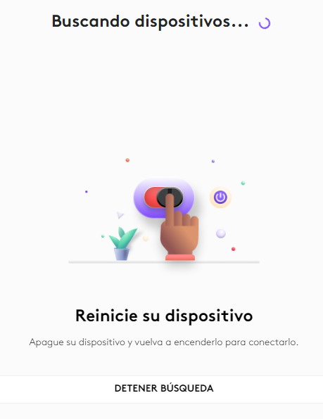 Software Logi Options - búsqueda y emparejamiento de dispositivos